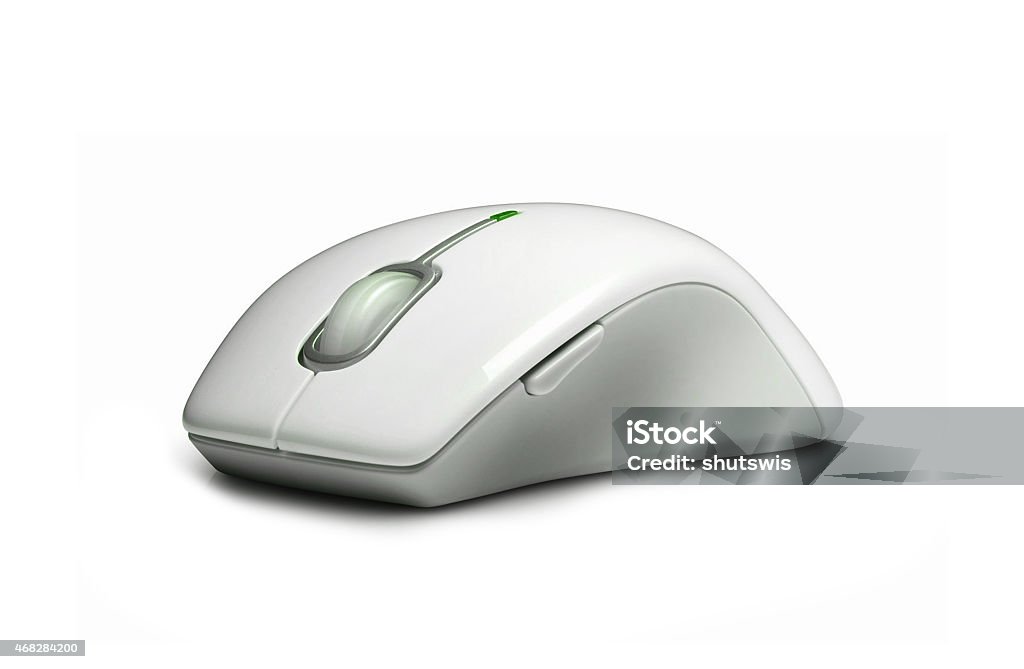 Computer Mouse Whote White Computer Mouse Stock Photo - Download Image Now - 2015, Close-up ...