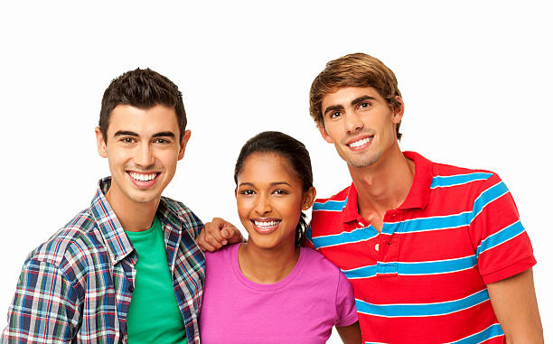 istock Happy Young Friends - Isolated 468285229
