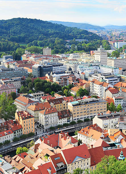 istock Ljubljana old town 468300088