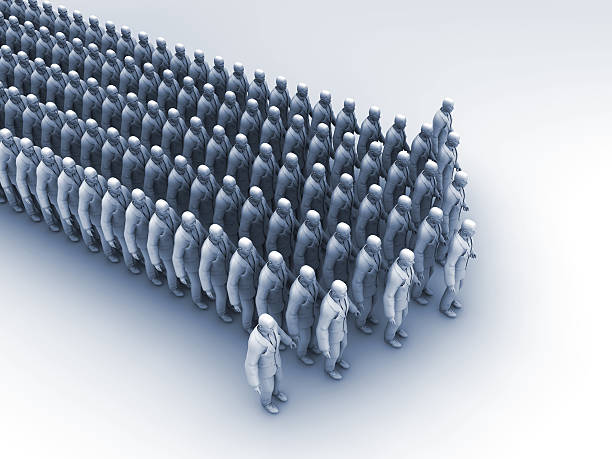 istock Team Leader and Business Army 468300478