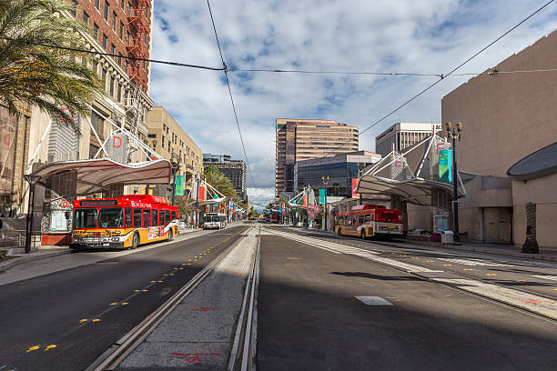 istock Long beach downtown street view 468303878