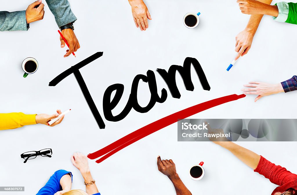 Multi-Ethnic Group of People and Team Concepts 2015 Stock Photo