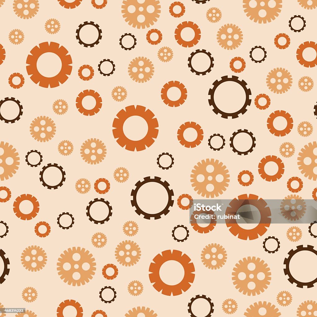 Gears Patchwork Pattern Seamless Pattern Of Gears Stock Illustration - Download Image Now ...