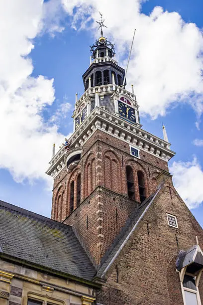 Photo of Weigh house called "Waag" in Alkmaar, Holland, The Netherlands