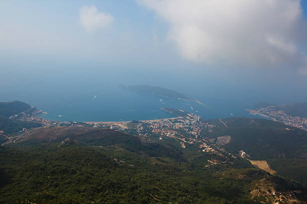 istock Montenegro, Rafailovici. view on sea beach 468323640