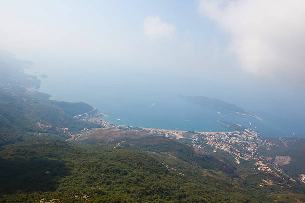 istock Montenegro, Rafailovici. view on sea beach 468323642