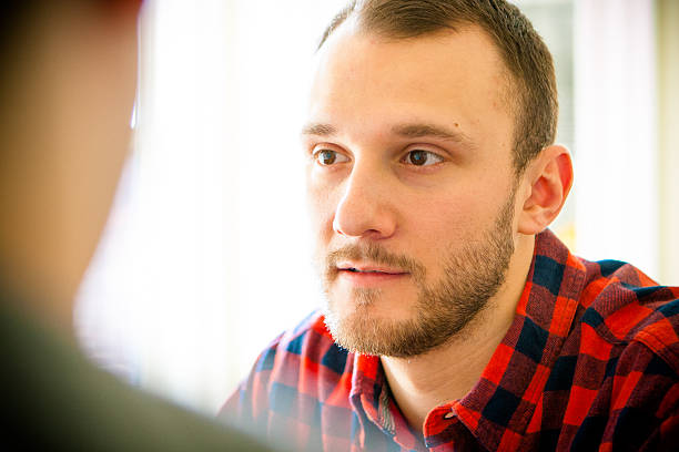 istock Male Client Talking and Responding to his Life Coach 468326360