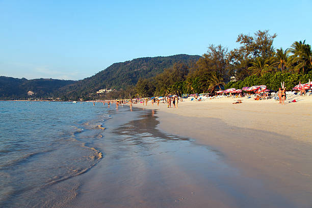 patong beach - strand patong stock-fotos und bilder