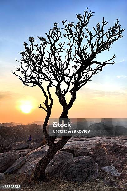 Landscape Of Hampi Rocks Stock Photo - Download Image Now - 2015, Asia, Dawn