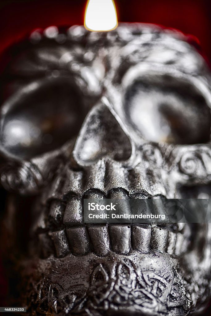 De crâne - Photo de Aspect métallique libre de droits