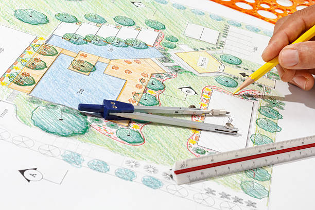 istock Landscape Architect Design hotel resort plan 468335662
