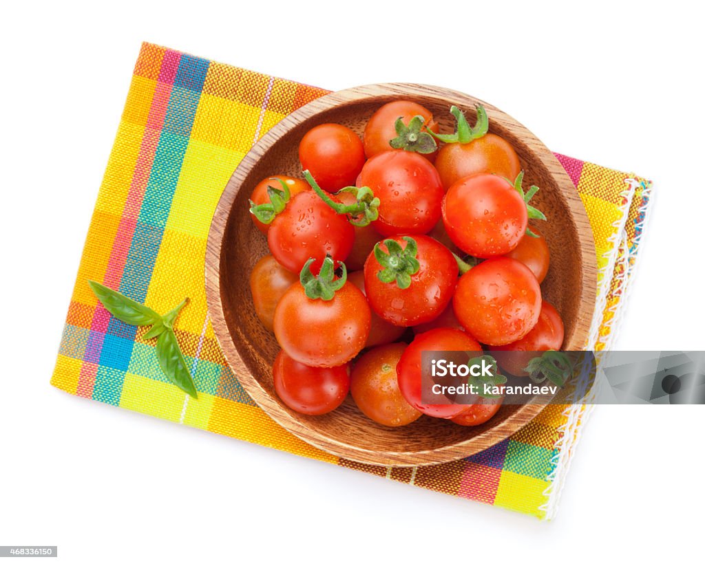 Fresh farmers cherry tomatoes Fresh farmers cherry tomatoes. Isolated on white background 2015 Stock Photo