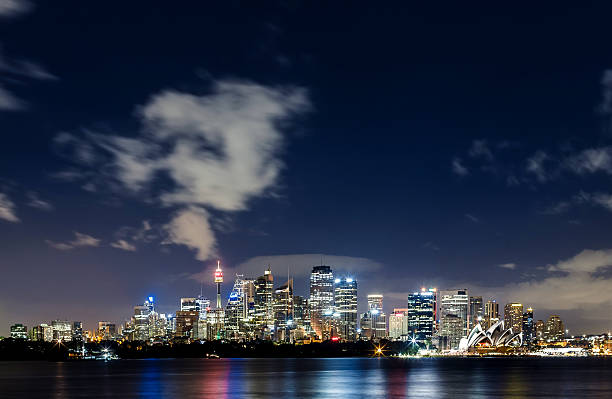 istock Sydney harbor and downtown buildings 468336394