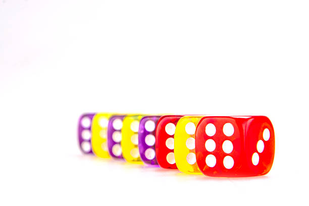 Colorful Dices stock photo