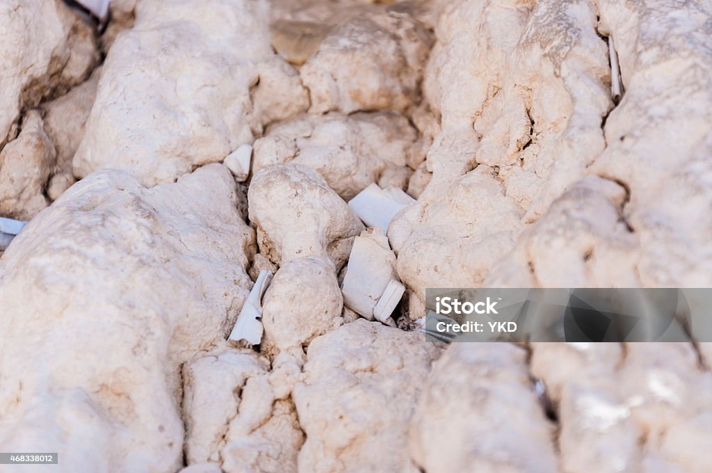 Letters to God shoved between the stones on Western Wall Western Wall is one of the major ancient Jewish relics. Each of us being near the wall can write down on paper their cherished dreams, desires and requests and shove them between the Wall plates. By giving each of the notes will be read, heard and considered and may be enforced. 2015 Stock Photo