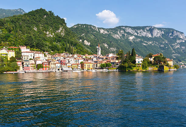 istock Town on Lake Como summer coast (Italy). 468338207