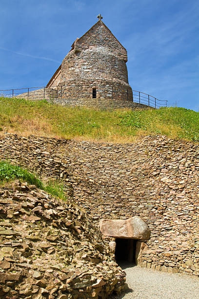 La Hougue Bie with Chapel, Jersey, UK