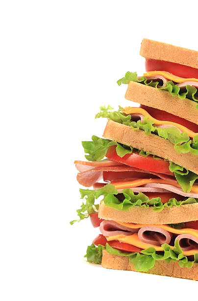 istock Big sandwich with fresh vegetables. 468338595