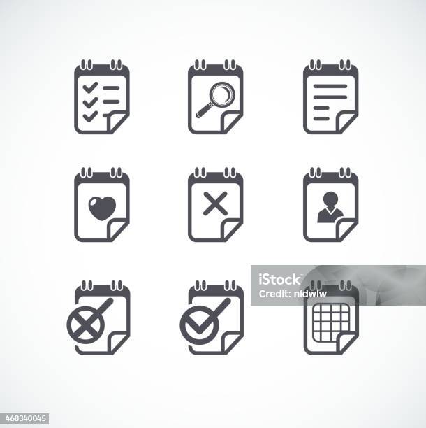 Business Flat Icon Set Stock Illustration - Download Image Now - Art, Art And Craft, Blank