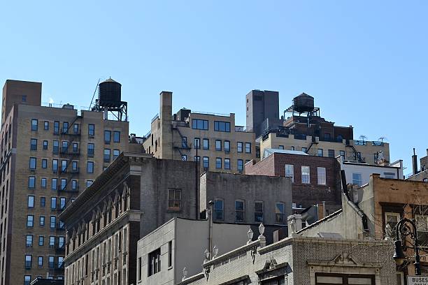 istock Water towers against the sky 468340350