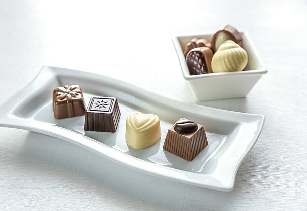 istock Chocolate candies of different shapes 468341946