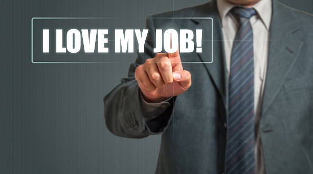 istock Man Presenting Sign 