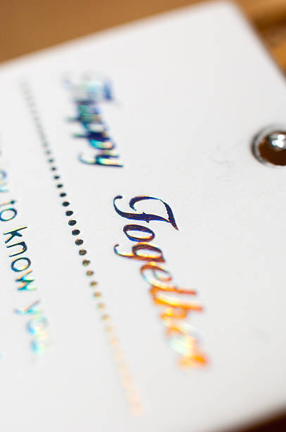 istock Happy Together card with hologram foil text 468348284