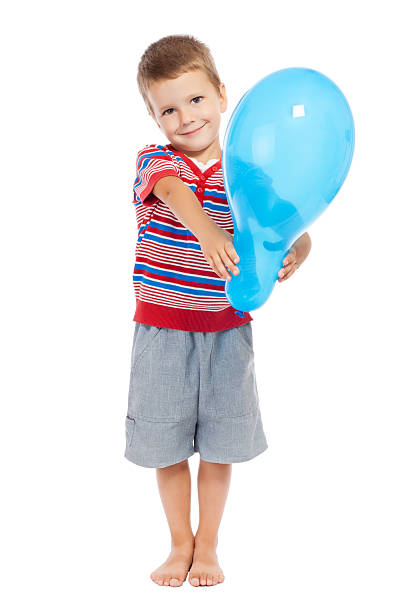 istock Smiling little boy holding the balloon 468348497