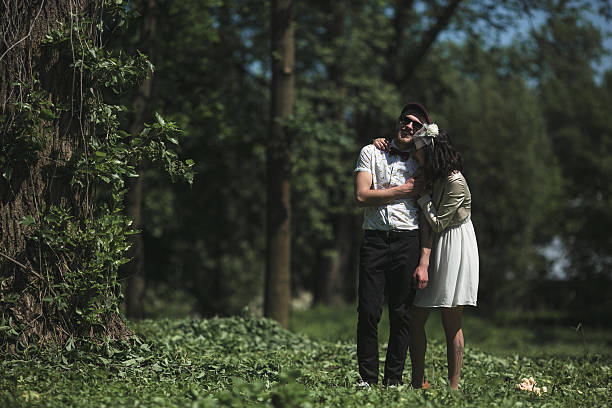 istock beautiful couple in park 468348846