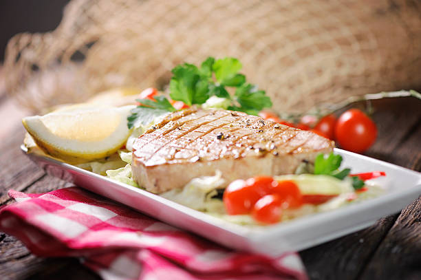 istock Chargrilled Tuna Steak 468349820