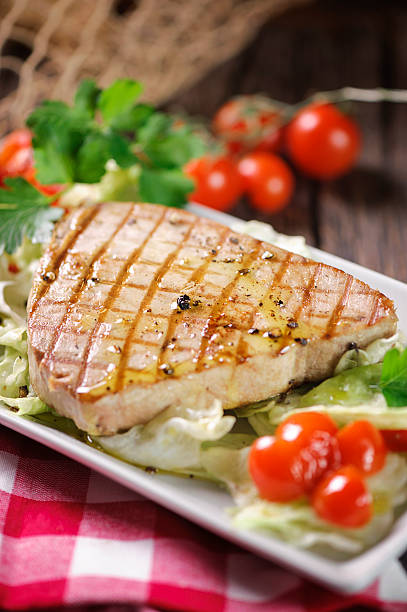 istock Chargrilled Tuna Steak 468349834