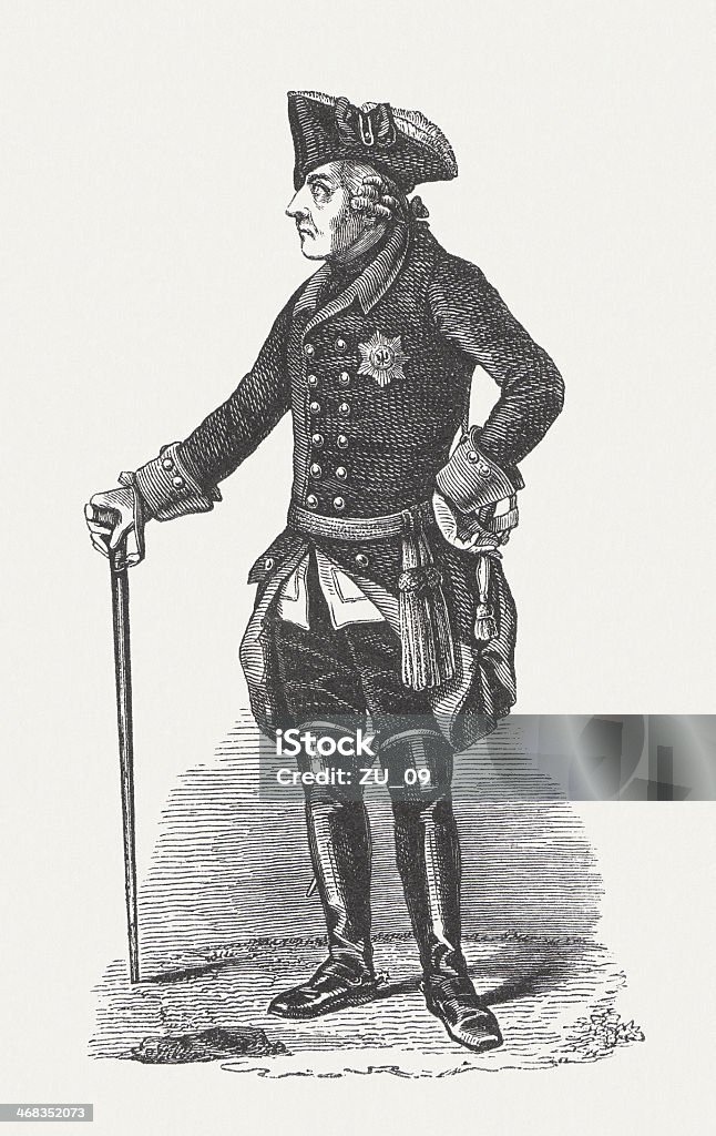 Frederick the Great - Lizenzfrei Frederick Stock-Illustration