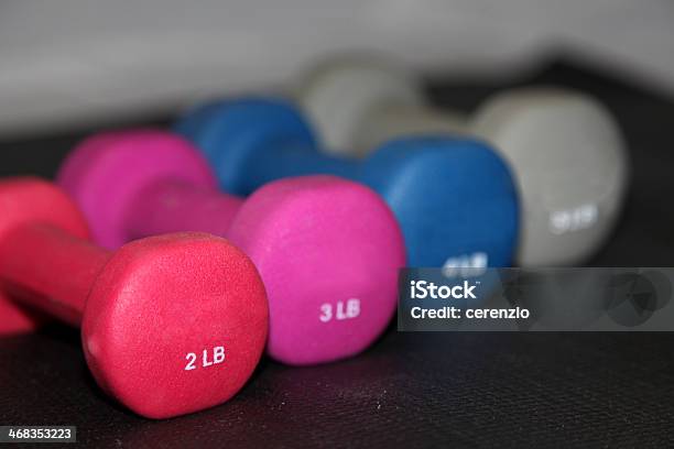 Hand Weights Stock Photo - Download Image Now - Dumbbell, Exercising, Gym