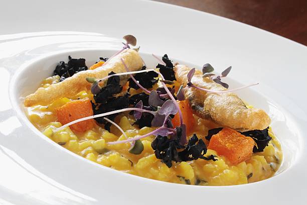 istock rissoto starter plated meal 468353622