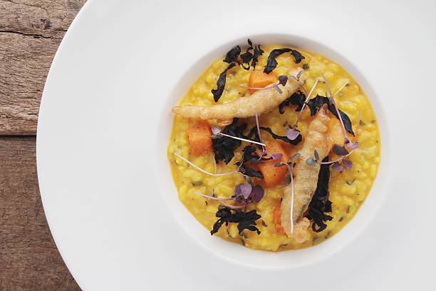 istock rissoto starter plated meal 468353878