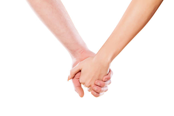 istock male and female hand holding each other 468354504