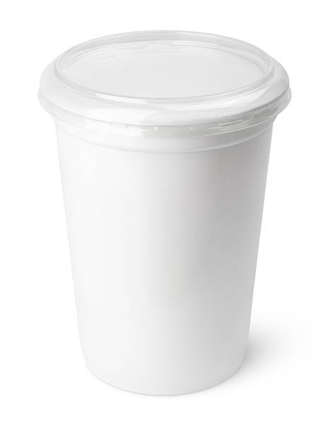 istock Plastic container for dairy foods with transparent lid 468356690