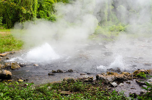 istock Spring of naturally hot water 468357424
