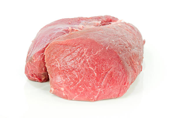 A selection of prime beef meat,decorated with aromatic herbs and spices