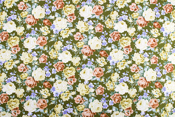 istock vintage style of tapestry flowers fabric pattern background 468358222
