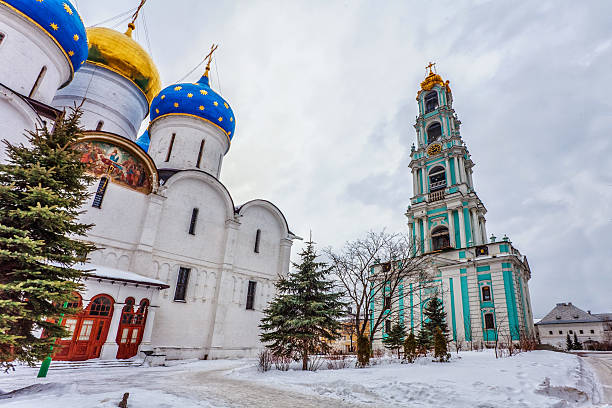 istock Old Russian church 468358404