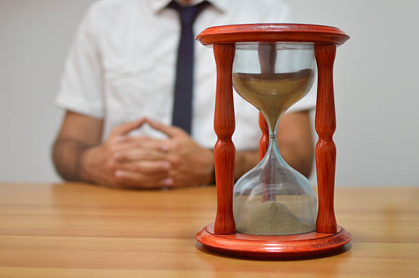 istock Hourglass in a doctors office 468359134