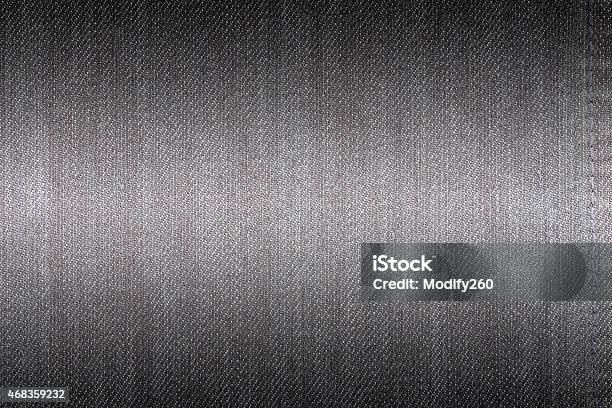 Texture Of Black Jeans Background Stock Photo - Download Image Now - 2015, Backgrounds, Black Color