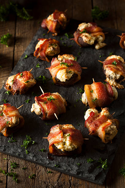 istock Homemade Bacon Wrapped Mushrooms 468363608