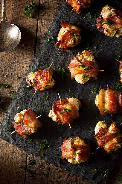 istock Homemade Bacon Wrapped Mushrooms 468363618