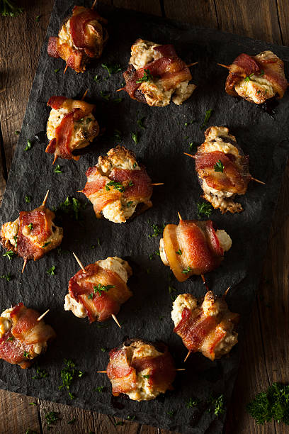 istock Homemade Bacon Wrapped Mushrooms 468363628