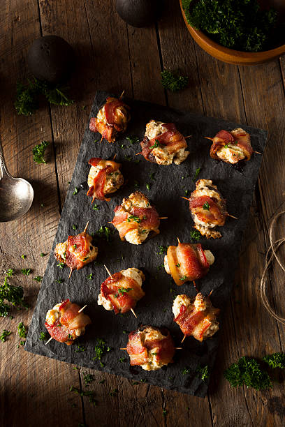 istock Homemade Bacon Wrapped Mushrooms 468363640