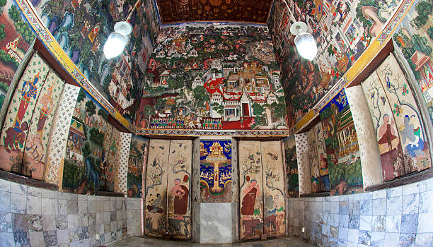 istock Public Art Painting at Wat Phra Kaew 468365180