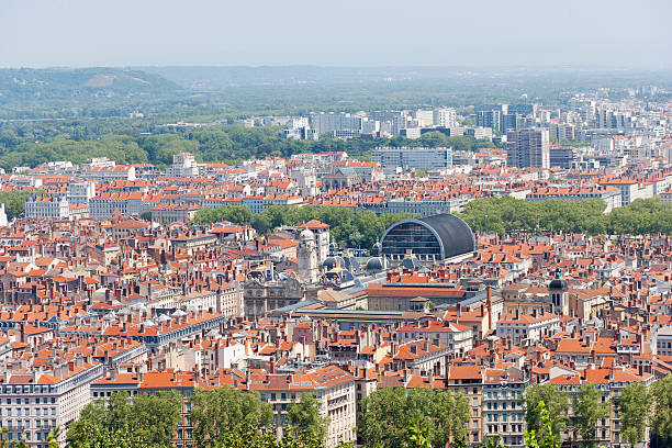 istock View on opera and Town Hall in Lyon, France 468367695