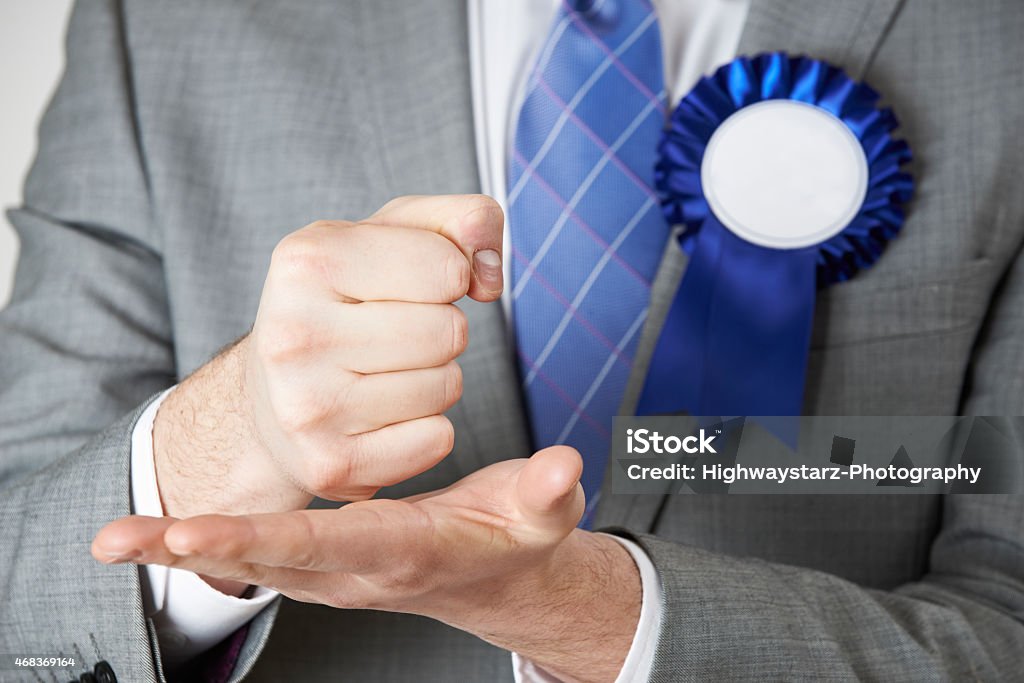 Close Up Of Politician Making Passionate Speech 2015 Stock Photo